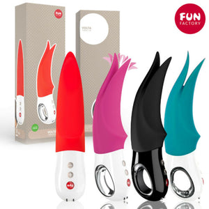 Flutter Vibrator: Clitoris Stimulation: Volta Pink, Black, red Blue fun factory