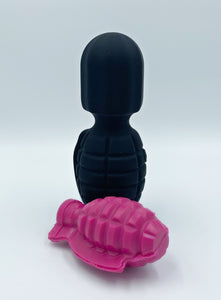 Hand Grenade 'The Big Bang Bomb' Massager Massager Suzy Bubbles Grenade Black  