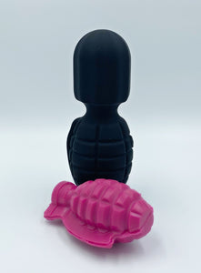 Hand Grenade Massager 'Big Bang' Vibrator Massager Suzy Bubbles Grenade Black  